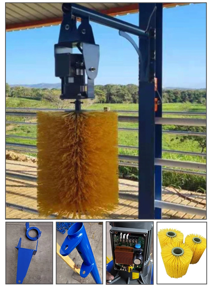 Animal Equipment Durable Body Brush for Cows with Electric Motor