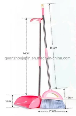 OEM 고품질 플라스틱 스테인레스 스틸 빗자루 쓰레받기 세트